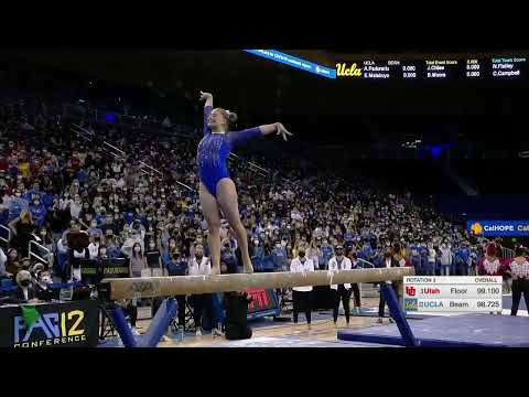 Ana Padurariu Beam UCLA vs Utah 2022 9.900