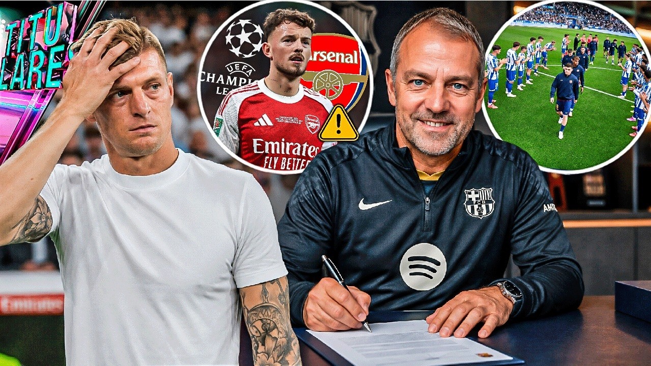 ¡Pasillo al Barca! Flick renueva | Kroos: "Madrid no podía ganar" | Arsenal en problemas | Lo compró