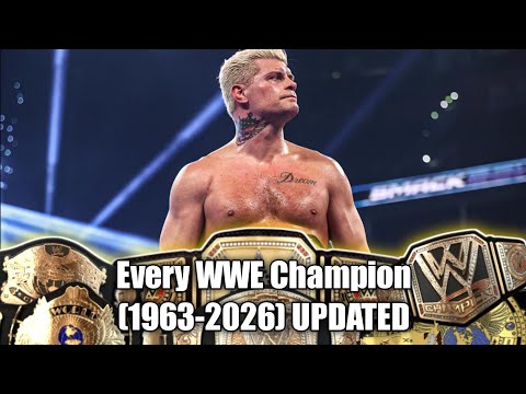 Every WWE Undisputed Champion(1963-2026) UPDATED