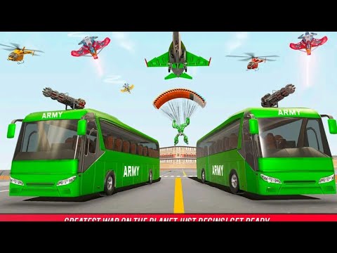 MULTI ROBOT TRANSFORMATION AND AIR BATTLE WITH JET FIGHTERS _ New Android Games play#gameplay #army