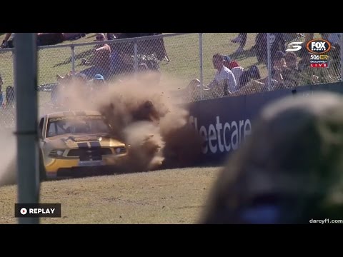 Thompson Crashes Race 3 | Aussie Racing Cars - Perth 2017
