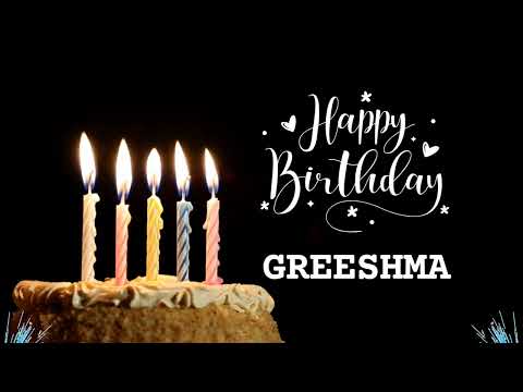 GREESHMA Birthday Song | USA Birthday Song For Girls | Comment Your Name For Song