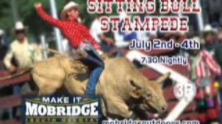 preview picture of video 'Mobridge, South Dakota Sitting Bull Stampede'