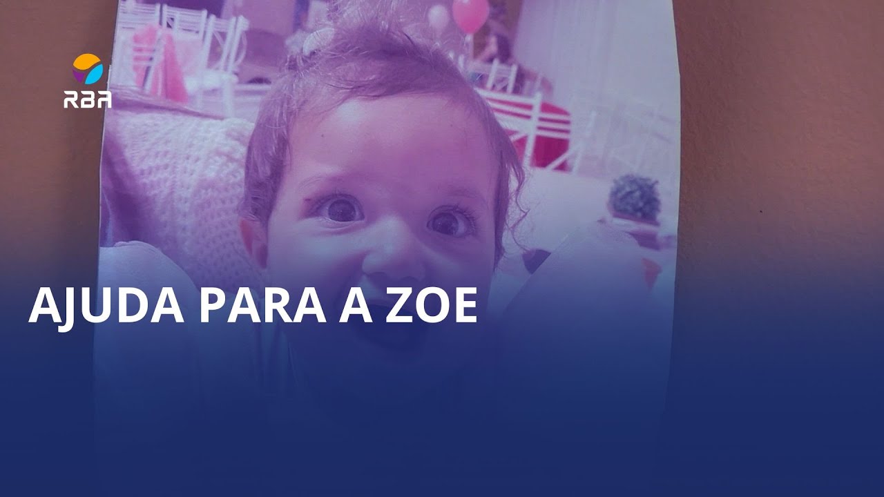 Ajuda para a Zoe. Neste sábado (07) tem bazar/ brechó beneficente