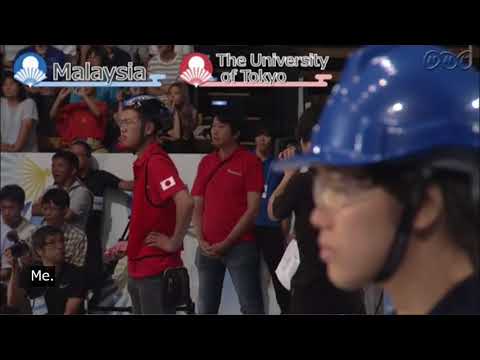 Robocon 2017 International : Quarter final : japan vs Malaysia