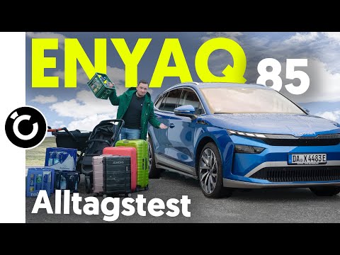 Skoda ENYAQ 85 Alltagstest - Verbrauch, Reichweite, Familie