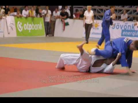 Judo 2009 Paks -73kg Vuzem Z (SLO) - Zicho F (SVK) - Junior Atom Cup