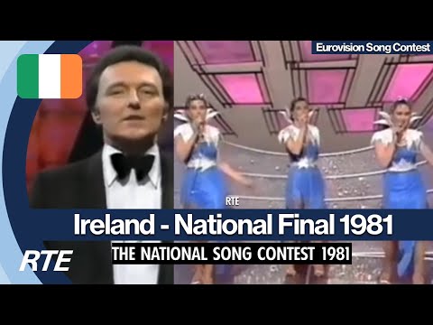 EUROVISION SONG CONTEST IRISH NATIONAL FINAL 1981 IRELAND - NATIONAL SONG CONTEST 1981 (RTE)
