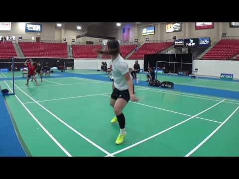 20180720LV羽球邀請賽OPEN XD Vinson Chiy+Megumi Taruno(USA)VS Navjot Singh+Ashley Huang(USA)1-2