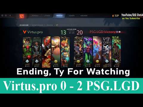Virtus.pro VS PSG.LGD Game 2 ONE Esports Singapore Major 2021 GG DotA