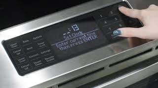 GE Appliances How to Set the Clock of Your GE Range