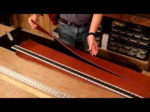 Part of a video titled The Leather Element: Cutting Clean Edges - YouTube