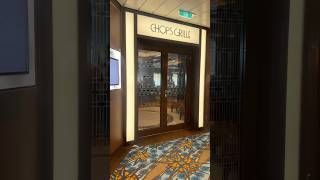 Chops Grille on Royal Caribbean Ovation of the Seas #steak #dinner #cruise #royalcaribbean