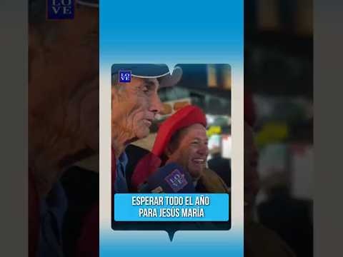 Festival Jesús María: QUISO VIAJAR DURANTE 40 AÑOS Y SU AMIGO CUMPLIÓ SU SUEÑO 🤩 #FolkloreyTradición