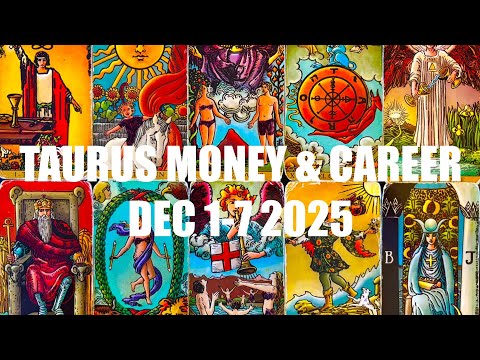 💎TAURUS: DECISION TIME! Choose wisely for FINANCIAL PEACE 🌱 MONEY&CAREER TAROT DEC 1-7 2025
