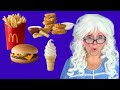 Granny McDonald S Count To 5 With McDonalds Happy Meal Chicken McNugget Cheeseburger Fries