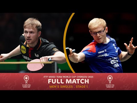 FULL MATCH | Benedikt Duda vs Felix Lebrun | ITTF Mixed Team World Cup 2025 (Stage 1)