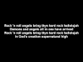 Lordi - Hard Rock Hallelujah | Lyrics on screen | HD