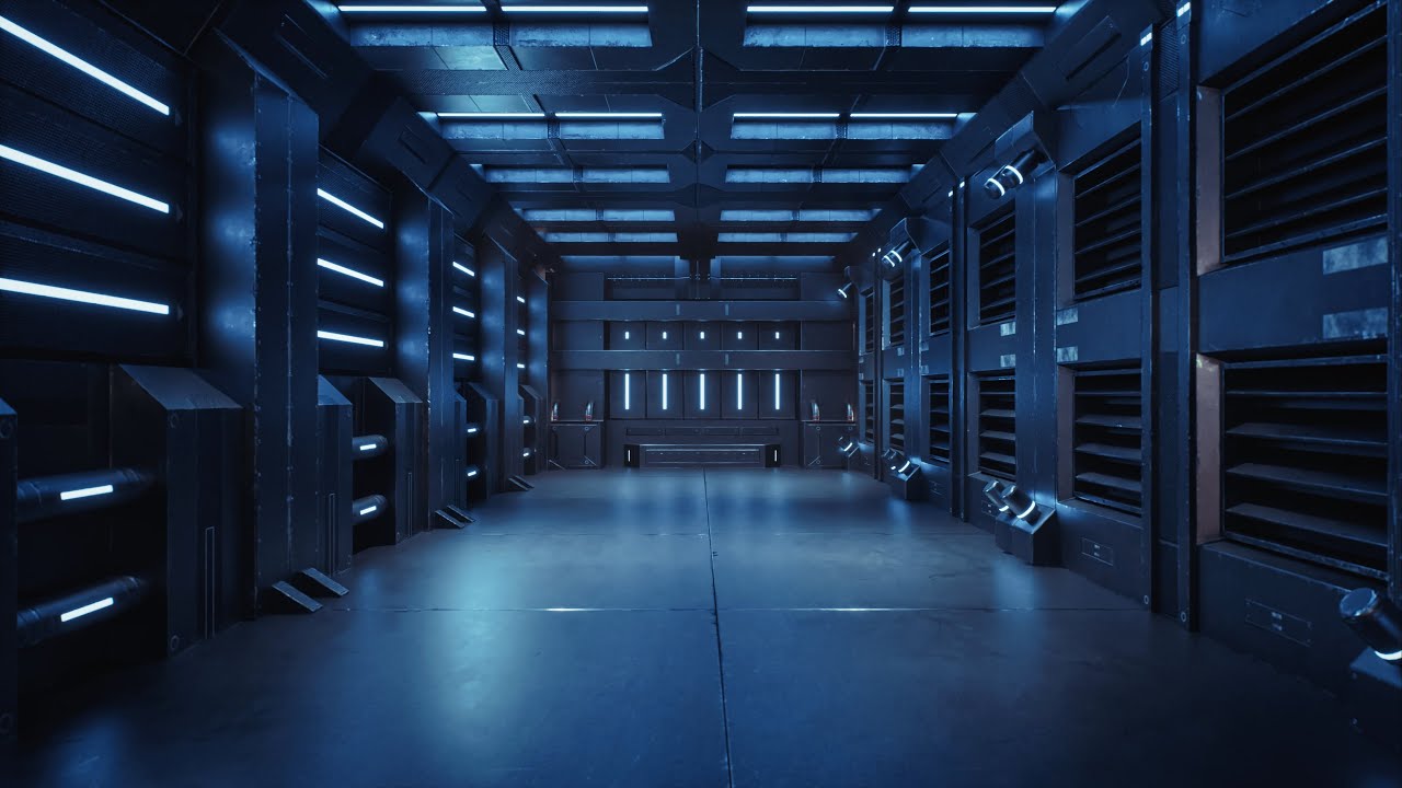 Sci-Fi Modular Wall Panels Pack 3D Model