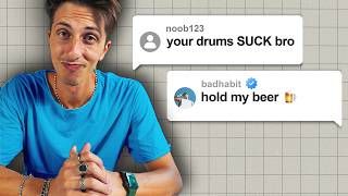 Video thumbnail for I ACCIDENTALLY MADE MY DRUMS SOUND PRO | Baby Audio Tekno by badhabit