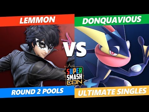 SSC 2019 SSBU -  Lemmon (Joker) VS  Donquavious (Greninja) Smash Ultimate Round 2 Pools