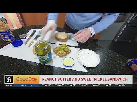 PB & SWEET PICKLE SANDWICH