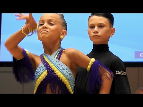 Daniel Martiniuc & Sophia Ivanova (MDA) - Junior 1 - Children [Rumba] GOC 2023 - Stuttgart
