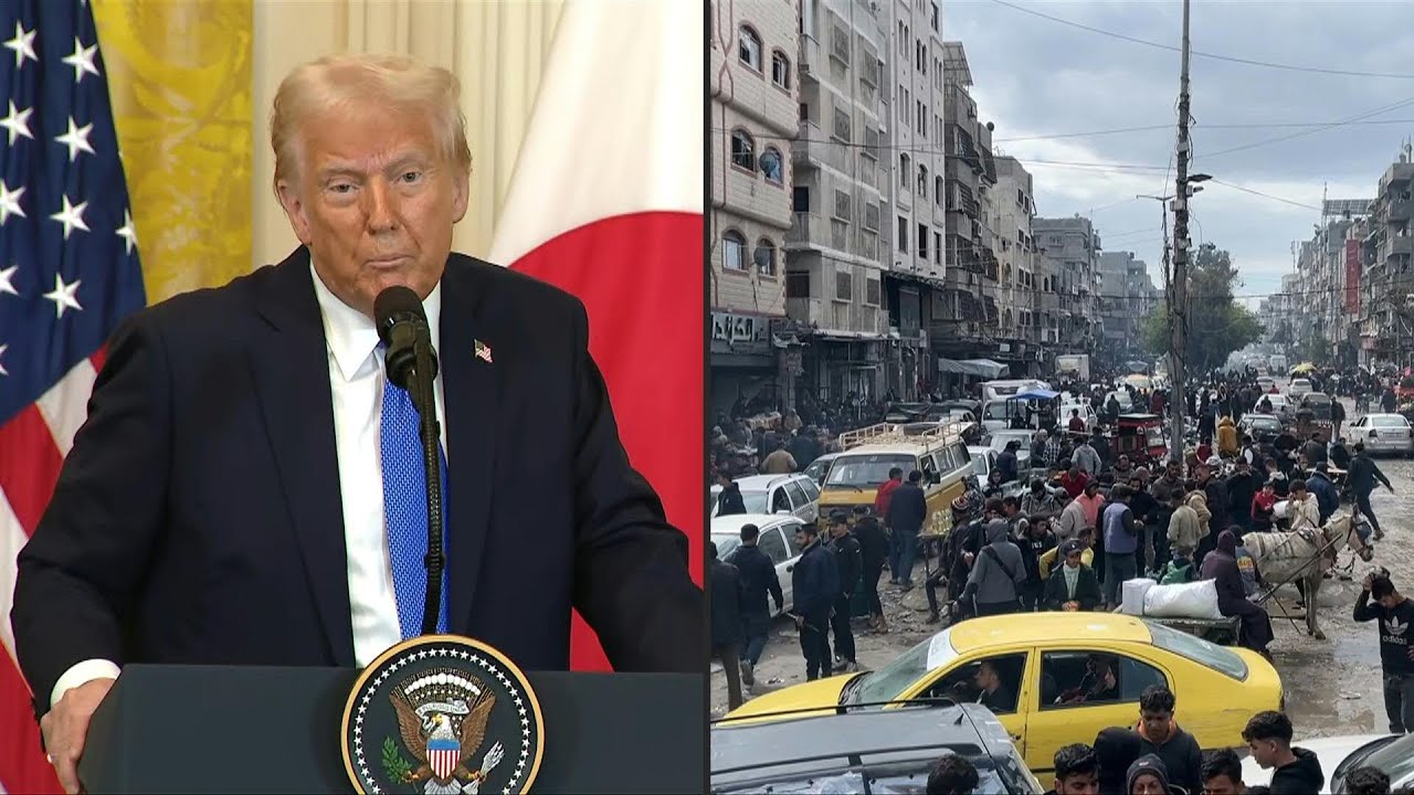 Trump diz que palestinos não teriam direito de retorno em sua proposta para Gaza | AFP