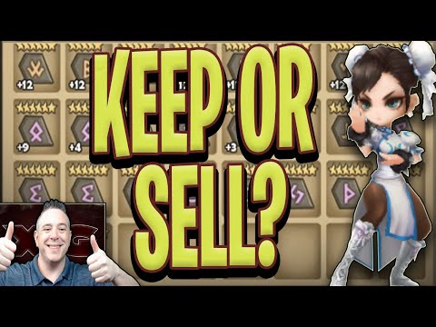 Deciding which runes to keep or sell : Summoners War