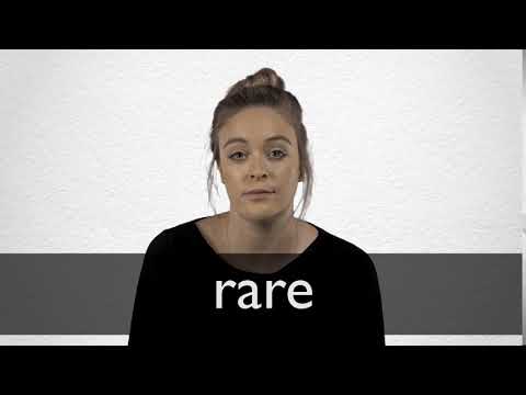 How to pronounce RARE in British English