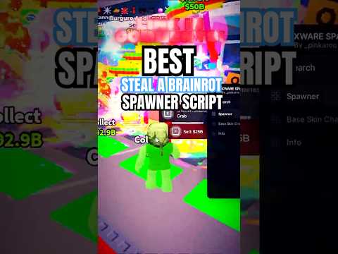 STEAL A BRAINROT SPAWNER SCRIPT! | SPAWN ANY BRAINROT - USE BEFORE PATCH! #shorts #youtubeshorts