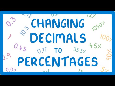 How to Convert Decimals to Percentages Proportions part 4 6 16