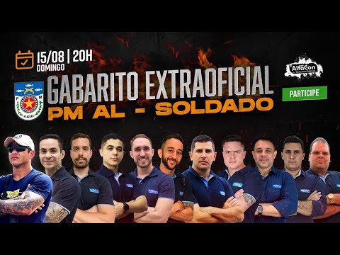 Gabarito Extraoficial - Soldado da Polícia Militar - AL