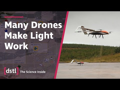 Many Drones Make Light Work | Swarming drones concept flies closer to reality