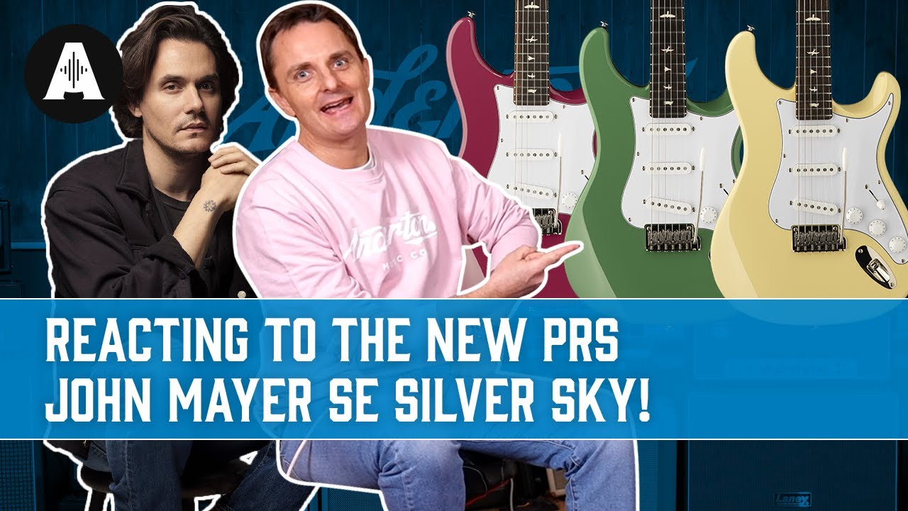 PRS John Mayer SE Silver Sky in Dragon Fruit - Andertons Music Co.