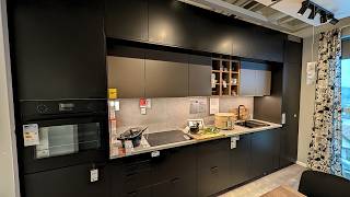 IKEA NICKEBO Anthracite & HAVSTORP Brown-Beige Kitchen | METOD / SEKTION Walkthrough