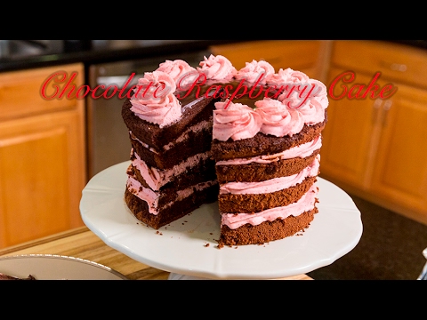 Chocolate Raspberry 4 layer Cake