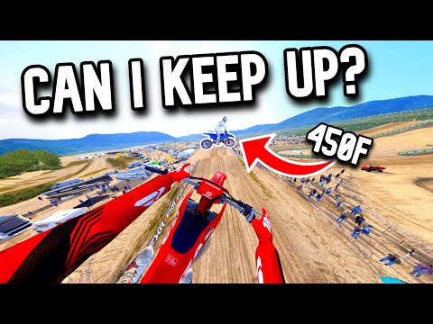 HOLDING A 125 WIDE OPEN VS BIG BIKES IN INTENSE RACE!