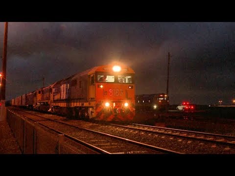 7901V Mildura Containers Departs Gheringhap - PoathTV Australian Trains & Railways