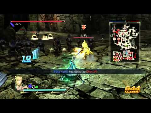 (PS3) Dynasty Warriors 8 Walkthrough NORMAL - Jin Stage 12 (Historical) - Battle of Jiange