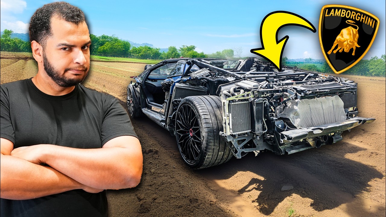 Rebuilding A $400K Lamborghini Aventador That Was Abandoned By Its Owner