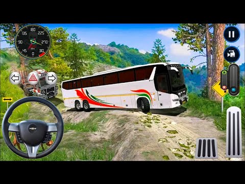 Offroad Bus Driving Simulator 2 : Telolet - Real Bus Uphill Climb Drive 3D - Android GamePlay #30