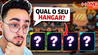 🔴LIVE🔴ANALISANDO E TESTANDO O HANGAR DOS INSCRITOS no WAR ROBOTS!