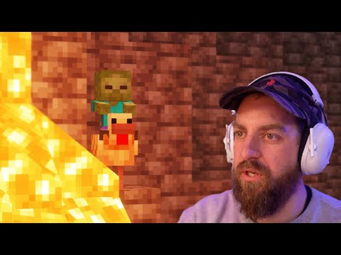 I found a Chicken Jockey In My 1 Year Minecraft Challenge (Chicken Wars Episode 5)