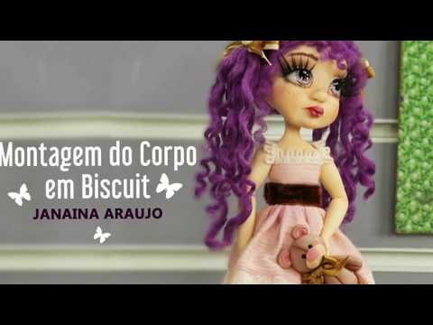 Canal do Artesanato- Boneca em Biscuit