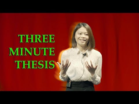Three Minute Thesis (3MT) 2019 - Boon Min Poh