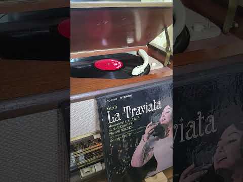 1967 Rel. Verdi Opera, La Traviata "Di Provenza il mar, il suol" Carlo Bergonzi 베르디 오페라 라트라비아타 4면 LP