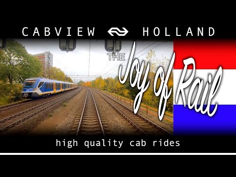 Autumn train ride Amersfoort - Utrecht CABVIEW HOLLAND 14nov 2019
