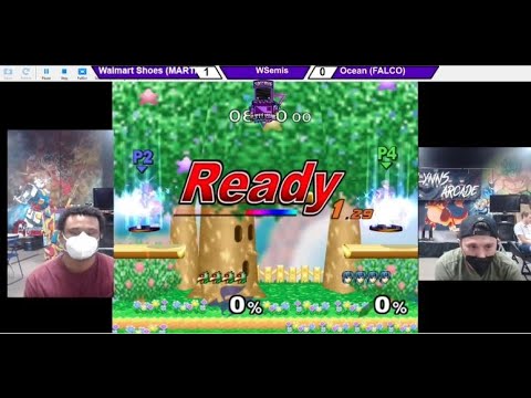 Flynn's Arcade 038 Losers Quarters - Walmart Shoes (Marth) Vs.  Ocean (Falco) SSBU MELEE