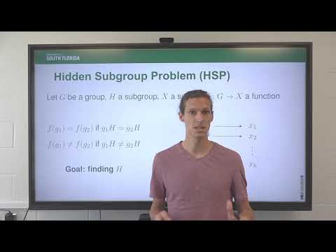 Section IV.1 Subgroups and Hidden Subgroup Problem